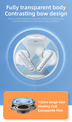 Lenovo Thinkplus LP10 TWS Earbuds, 13mm Dynamic Driver, High-sensitivity Mic For Clearer Voice Calls & ENC Call Noise Reduction, Bluetooth 5.2, Up to 5H Playback, Black | LP10