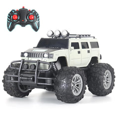 popsugar Off Roader Rechargeable Remote Control Car | Monster Truck with 4 Headlight Modes | Lithium Battery | C-Type Charging | Remote Control Car for Kids | Made in India,