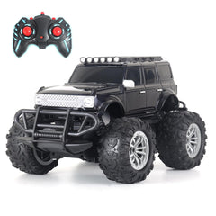 popsugar Off Roader Rechargeable Remote Control Car | Monster Truck with 4 Headlight Modes | Lithium Battery | C-Type Charging | Remote Control Car for Kids | Made in India,