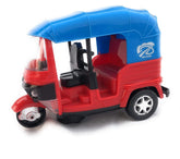 The PamPam Cool Electric Tricycle Auto Rickshaw Toy for Kids with Lights & Music (Multicolor) Toy - Assorted