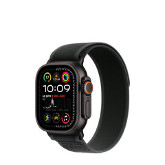 Apple Watch Ultra 2 GPS + Cellular, 49 mm Black Titanium Case with Black Trail Loop - M/L