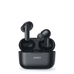 Aukey Move Mini True Wireless TWS Earbuds, Bluetooth 5.0, Up To 30 Hour Usage Time, 20Hz - 20kHz Frequency Response, IPX4 Water Resistance, Clear Phone Calls, Black , EP-M1s