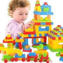 MAJIK Building Block Set for Kids and Children (110 Pcs, Multicolor)