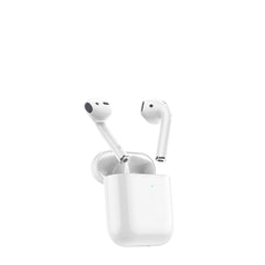 Hoco True Wireless Earbuds with Built-In Mic, White, EW25