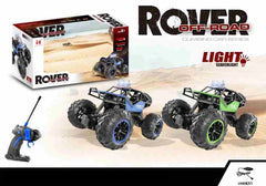 BTT Toys - Rover - Off Road Climbing High Speed R/C Car WithLights - Blue