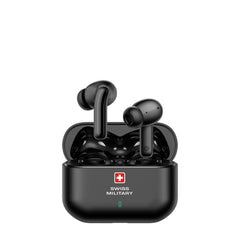 Swiss Military Delta 3 True Wireless Earbuds, Black