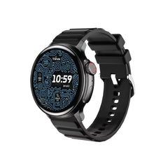 Trands Bluetooth Smartwatch, 1.39 inches TFT Display, Black, TR-SW190