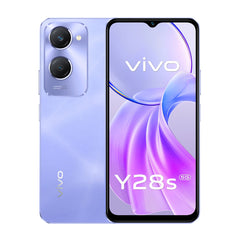 Vivo Y28s 5G Smartphone, 8 GB RAM, 256 GB Storage, Twinkling Purple