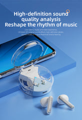 Lenovo Thinkplus LP10 TWS Earbuds, 13mm Dynamic Driver, High-sensitivity Mic For Clearer Voice Calls & ENC Call Noise Reduction, Bluetooth 5.2, Up to 5H Playback, Black | LP10