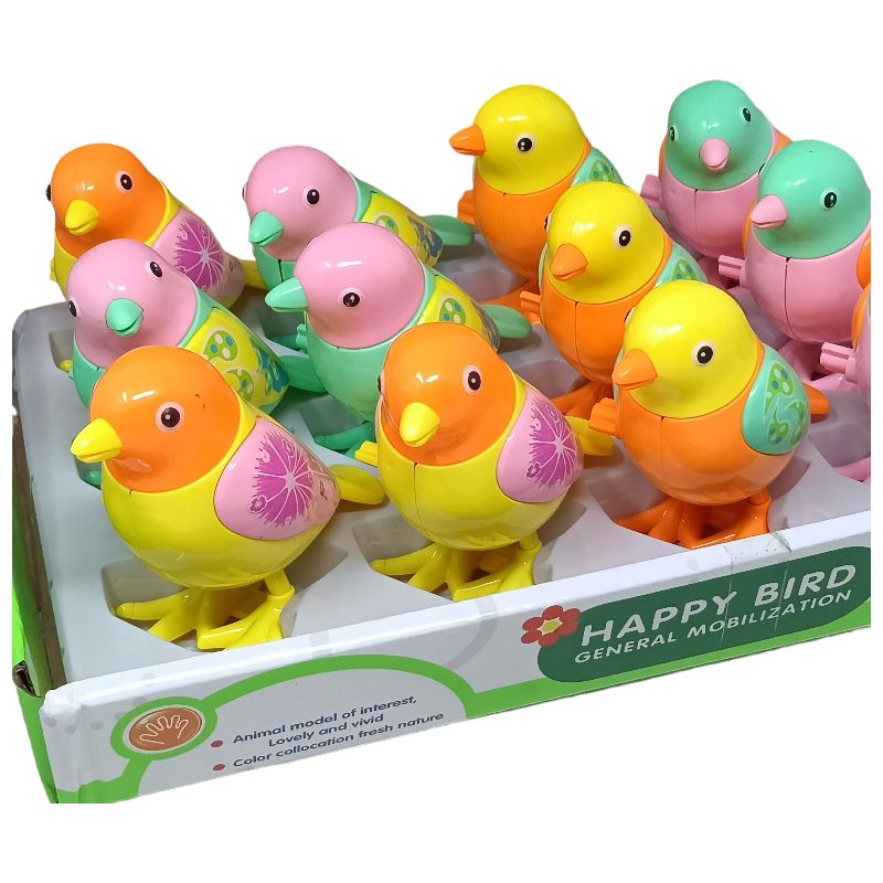 (12 pcs) Happy bird winding Toy