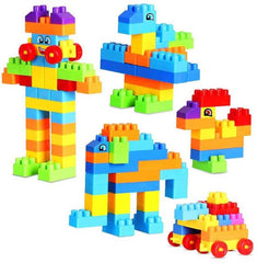 MAJIK Building Block Set for Kids and Children (110 Pcs, Multicolor)