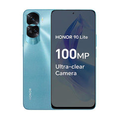 Honor 90 Lite Dual SIM 5G Smartphone, 8 GB RAM, 256 GB storage, Cyan Lake