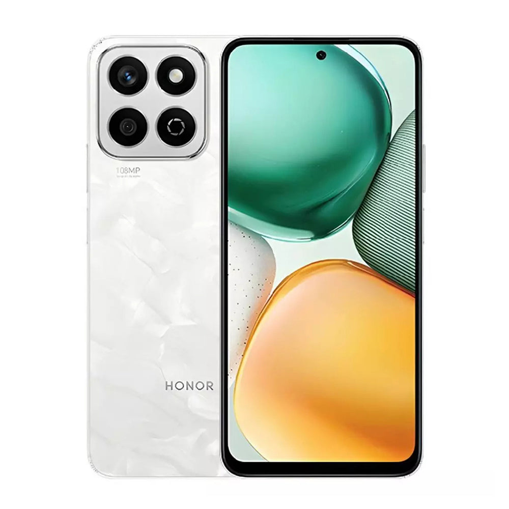 Honor X7c 5G Smartphone, 4 GB RAM, 256 GB Storage, Moonlight White
