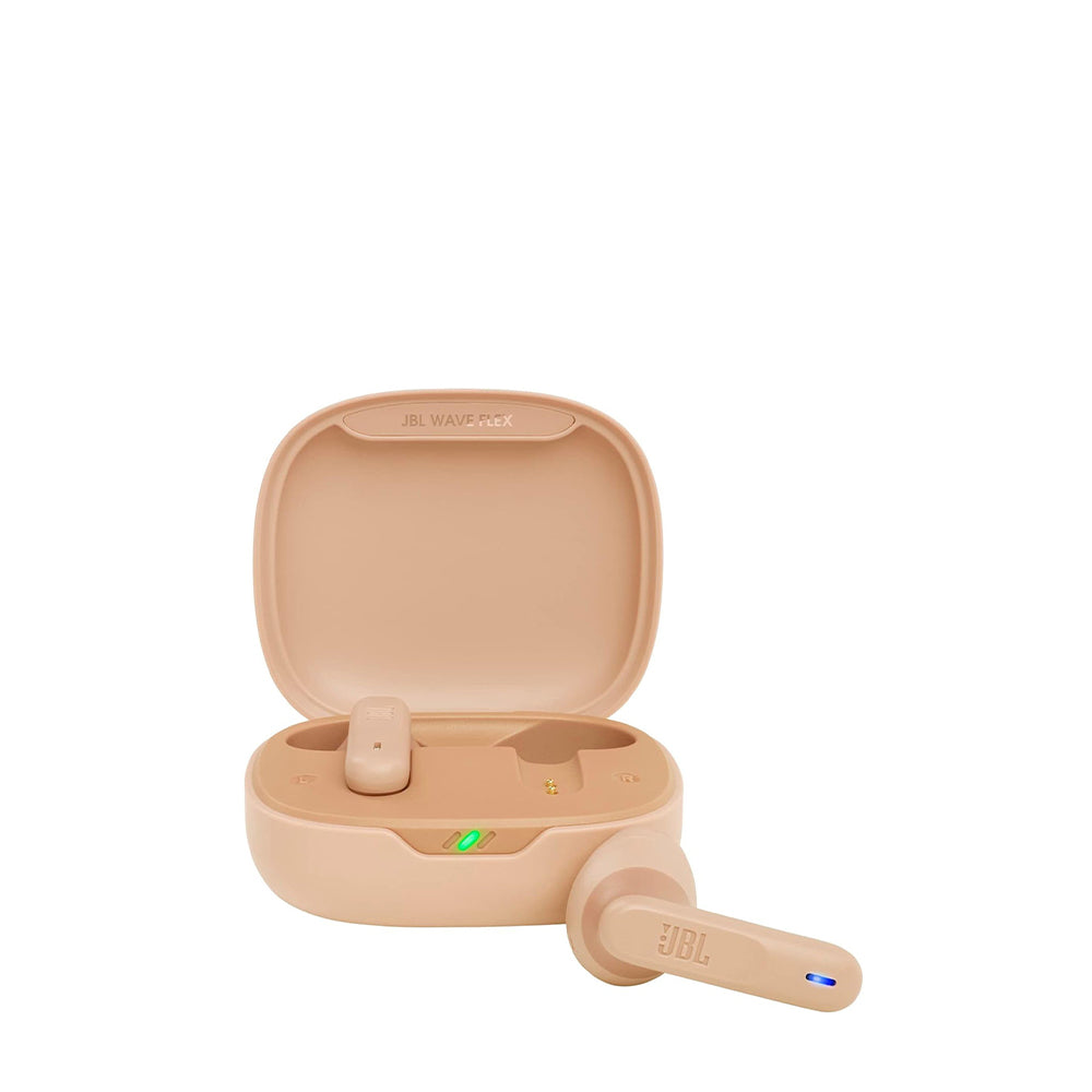 JBL Wave Flex True Wireless Earbuds, Beige, JBLWFLEXBEG