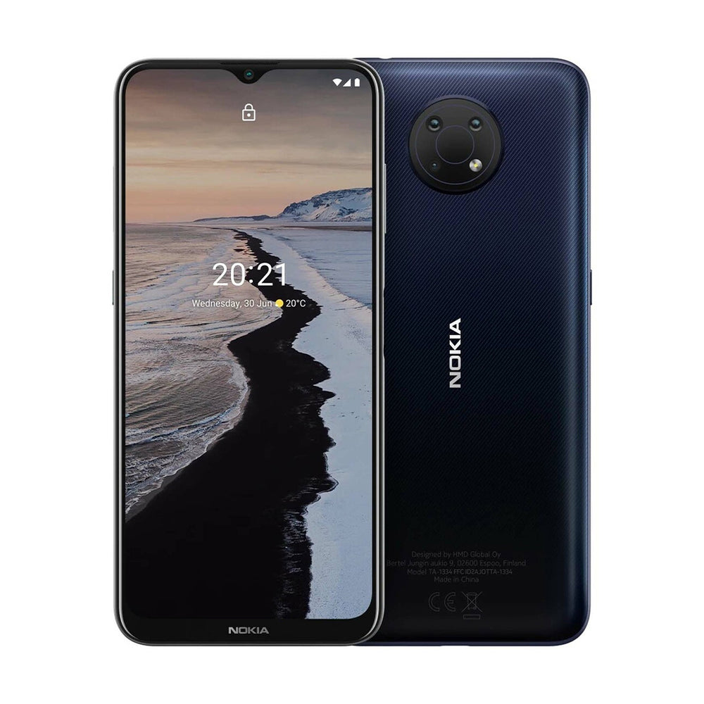 Nokia G10-TA1334 4G Smartphone, 4 GB RAM, 64 GB storage, Blue