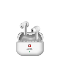 Swiss Military Delta 3 True Wireless Earbuds, White