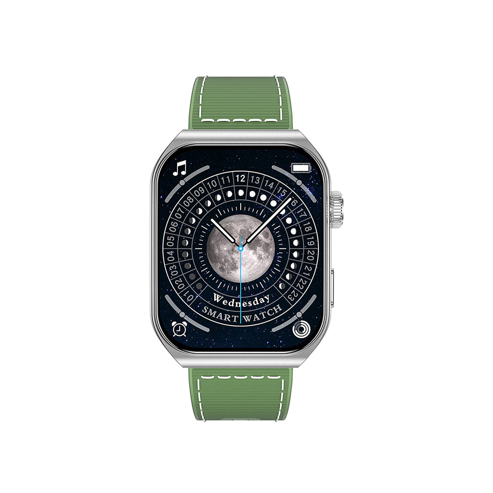 Swiss Military Smart Watch Alps 3 Green Blue Silicon Strap