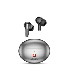 Swiss Military Victor 3 True Wireless Stereo Earbuds with Mic, Black