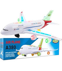 Lenovo Airbus A380 Airplane Toy with Lights and Music